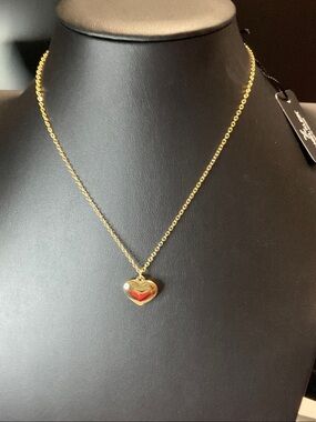 Delicate Gold Heart Pendant Necklace for Women